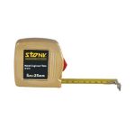 Metal Engineer Tape 5 X 25mm , Gold Chrome Ds P , With Strap , Clip And Magnet, 89018,Made In India 89018