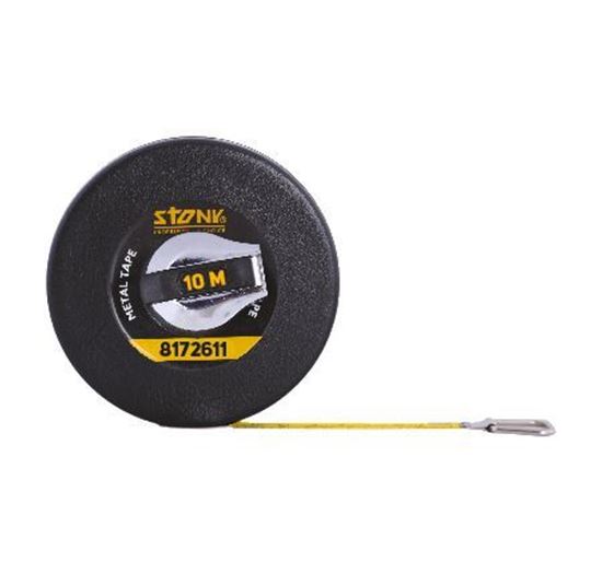 8172611.jpeg Closed Reel Long Steel measuring Tape 10M - Image 1
