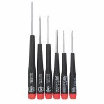 Precision Screwdriver Set, Torx, Ergonomic, Number of Pieces 6