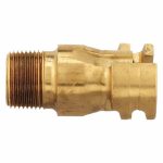 VALVE & COUPLING, Quick Connect Hose Coupling, Thor, Brass, Plug - Image 2