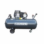 Electric Air Compressor, 150 Liters, 2HP, 1.5 KW, 1 Phase-220V-60 HZ, Made in Italy