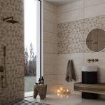 بلاط جدران 30×90×1.0 سم - بيج فاتح