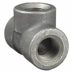 Tee, Forged Steel, 3/4 in x 3/4 in x 3/4 in Fitting Pipe Size, Class 3000