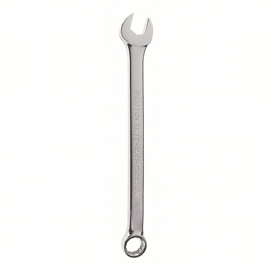 9kBuFyc2A0fE.jpg Combination Wrench, Alloy Steel, Satin, 1 3/8 inch Head Size, 18 1/2 inch Overall Length, Offset - Image 1