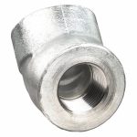 45 Degrees Elbow: 1 x 1Inch, Forged Steel, Female NPT x Female NPT, Class 3000