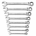 Combination Wrench Set, Alloy Steel, Chrome