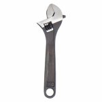 Adjustable Wrench, Alloy Steel, Satin, 4 inch, Jaw Capacity 1/2 inch, Plain, Finish Satin