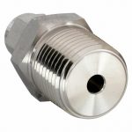 Male Connector, 1/2 in Tube Size, 3/8 in Pipe Size - Pipe Fitting, Metal, 13/16 in Hex Size - Image 2