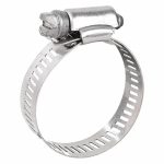 Interlocked Worm Gear Hose Clamp, 9/16 inch Wide, PK10