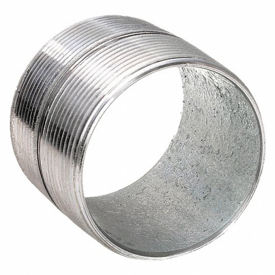CQ5P_29VF43_AS01.jpg Close Thread Galvanized Steel Nipple, 3/8 in x , Pipe Schedule 40 - Image 1