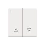 Curtain switch UP&DOWN Glossy White 30*88*86mm