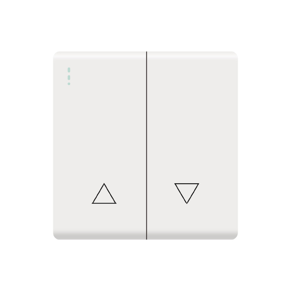 Curtain-switch-UPDOWN-Glossy-White-308886mm-1000x1000-2.jpg مفتاح زي ستارة مع الربيع أبيض لامع 30*88*86 ملم - الصورة 1