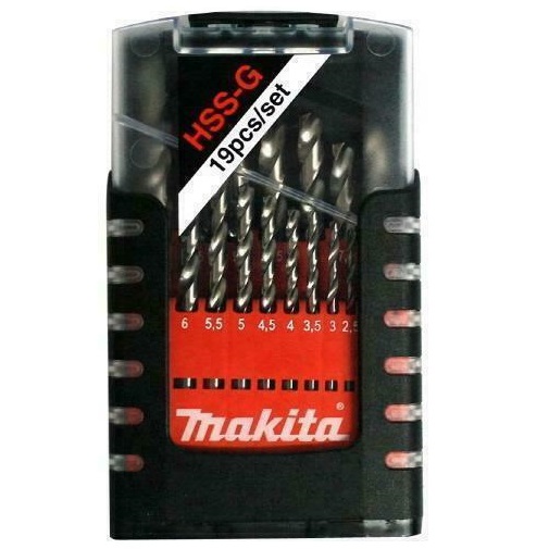 D-50740-1.jpg 19 ريشة تخريم HSS-G طقم مثقاب معادن - الصورة 1