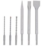 Accessories, SDS-PLUS drill bit / chisel set (6PCS/SET) - Image 2
