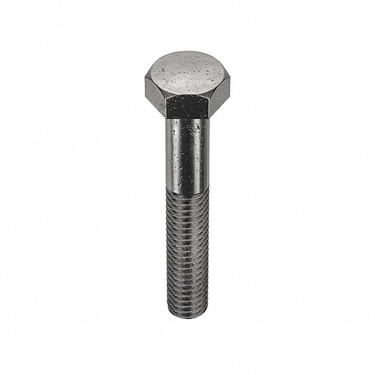 DGm7kpYXKJ28.jpg Hex Head Cap Screw: Carbon Steel, Plain, Thread 5/16Inch-18, Head Width 1/2Inch, , 10Pcs - Image 1