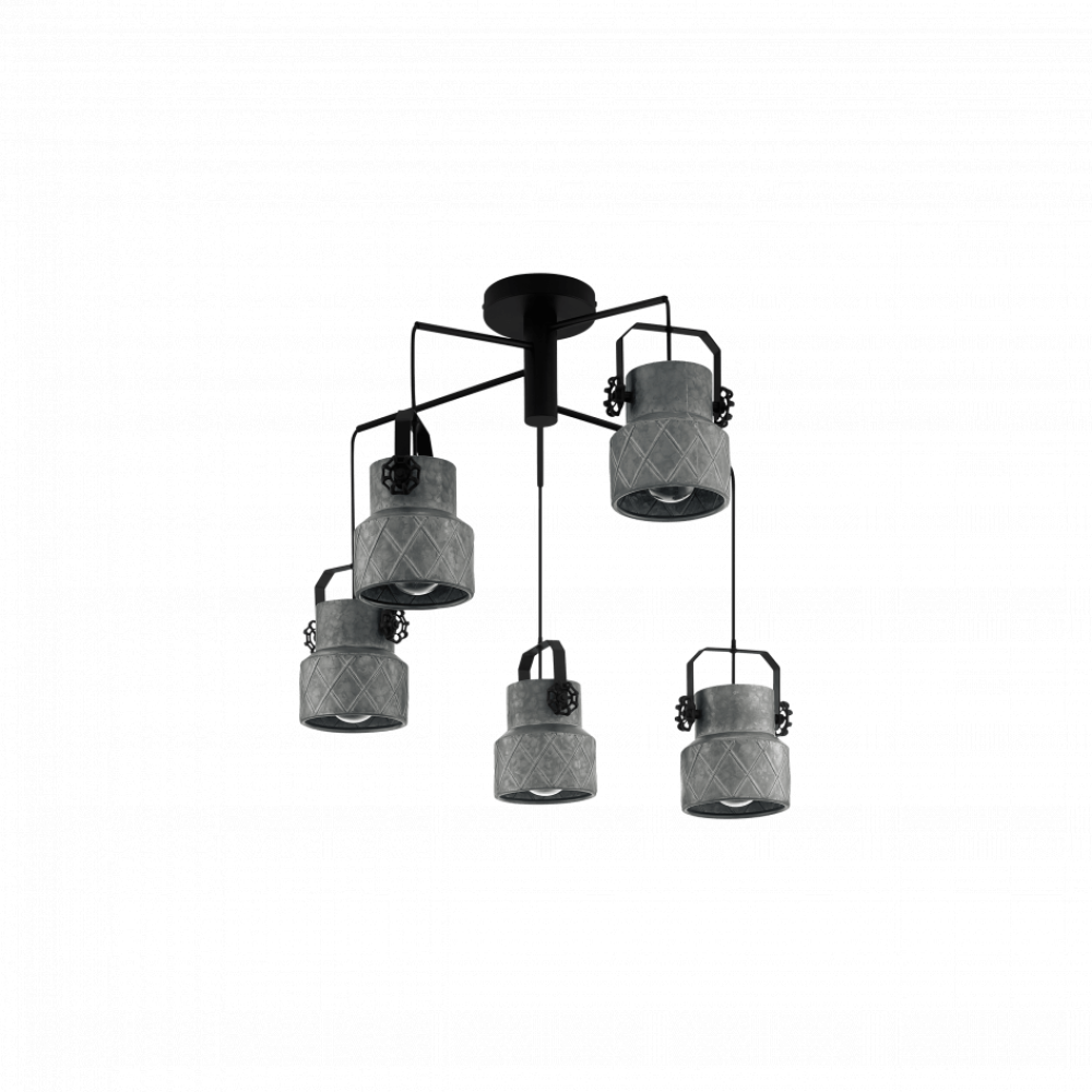 EGLO-HILCOTT-Chandelier-Light-1000x1000-2.png ثريا سقف مودرن هيلكوت الخماسية من اغلو - الصورة 1