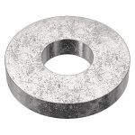 Stainless Steel Flat Washer, Plain Fastener Finish, Fits Bolt Sizes #6, Pkg of 50