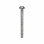 Machine Screw, Round, Slotted, 1/4