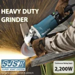 Machine For Grinding 7 inches , Large Trigger Switch, 2200W, 5.64kg - Image 3