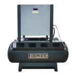 Belt Drive Screw Air Compressor 10.5 CFM , Made in italy