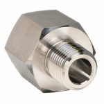 Reducing Adapter, 316 Stainless Steel, 3/4Inch x 3/8Inch Fitting Pipe Size, Female NPT x Male NPT