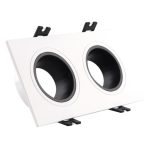 إطار متحرك بلاستيك ثنائي مزدوج أبيض وأسود مقاس 173x93x29mm