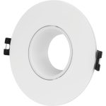 Frame Single Round  Movable 10 cm White  110x29mm