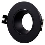 إطار دائري بلاستيك مفرد متحرك 7 سم أسود كامل مقاس  90x29mm