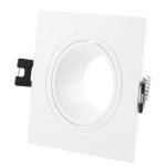 Frame Single Square Movable 7 cm  White  -93x93x29mm