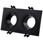 Frame double Square Black