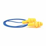 Ear Plugs, Corded, Flanged, 25dB,Reusable, Medium - Image 3