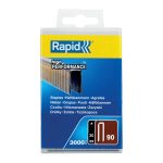 Narrow Crown Gun Staples, Leg Length 30 mm, No.90, 3000 Pieces, Galvanized - Image 4
