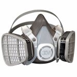 Half Mask Respirator Kit, 5000 Series, L, Includes (2) Organic Vapor (OV) Cartridge