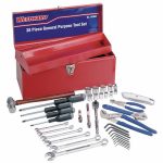Master Tool Set, General Purpose, 38 Pieces, SAE, Box