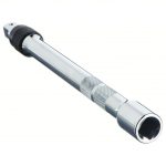 Socket Extension, 1/2 inch Input Drive Size, 1/2 inch Output Drive Size, 10 inch Overall Length, Chrome