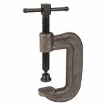 Extra Heavy Duty Forged Steel C-Clamp, 3 inch Max. Opening, 2 inch Throat Depth, Gray - Image 2