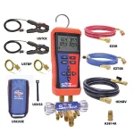 Digital HVAC & Refrigeration Gauge , 2 Valves, Multiple Refrigerants - Image 2