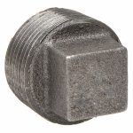 Square Head Plug, Malleable Iron, 1/2Inch Pipe Size, Male NPT - Image 2