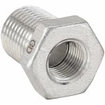 Hex Bushing: 1 x 1/2Inch, Male NPT x Female NPT, 304 Stainless Steel, Class 150, 32.5mm - Image 3