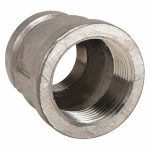 Reducing Coupling: 1/2 x3/8Inch, 304 Stainless Steel, Female NPT x Female NPT, Class 150 - Image 2