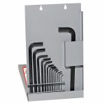 Hex Key Set, L, SAE, Long, 16 Pieces, Plastic Holder, Steel