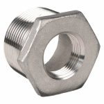 Hex Bushing: 316 Stainless Steel, 2Inch x 1Inch Fitting Pipe Size, Male NPT x Female NPT, Class 150, Overall Length 35.5 mm - Image 2