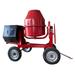 Concrete Mixer Machine 350 Liters , Diesel, Manual Start With 4 Wheels