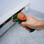 Backlit LCD, Infrared Thermometer, Single Dot Laser Sighting - Infrared 6XFV4