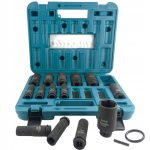 14 Piece Metric Deep Impact Socket Set, 1/2 inch Square Drive - Image 2