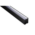 Linear Aluminum 120 cm drack warm white lights 2700K  zamillight  black Body