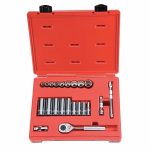 Socket Wrench Set, Socket Size Range 3/8 inch to 7/8 inch, Drive Size 3/8 inch, Drive Type Hand