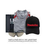 طقم كومبو قطعتين: دريل مطرقة ، رأس 13 ملم ، للصلب والخشب والطوب ، 710 وات & مفك براغي لاسلكي مع مجموعة ريش 80 قطعة، 4.8 فولت