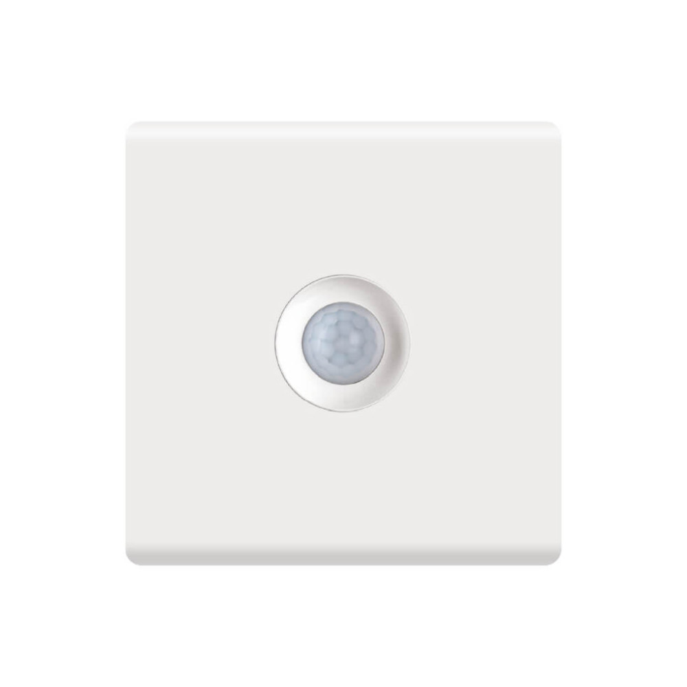Matte-White-Motion-Sensor-Light-328886mm-1000x1000-2.jpg مفتاح حساس الإضاءة باللون الأبيض المطفي 32*88*86 ملم - الصورة 1