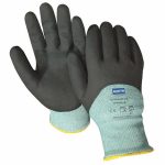 Cut Resistant Glove, Nitrile, Color Black, Green, Size M, PRNFD35X/8M